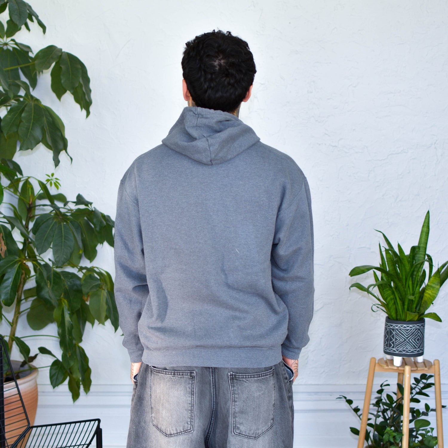 Gray Zip-Up Sweatshirt - "Immigrants Keep the World Going" Solidarity Merch