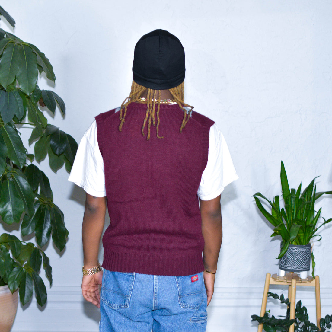 Vintage Y2K Boundary Waters Argyle Sweater Vest