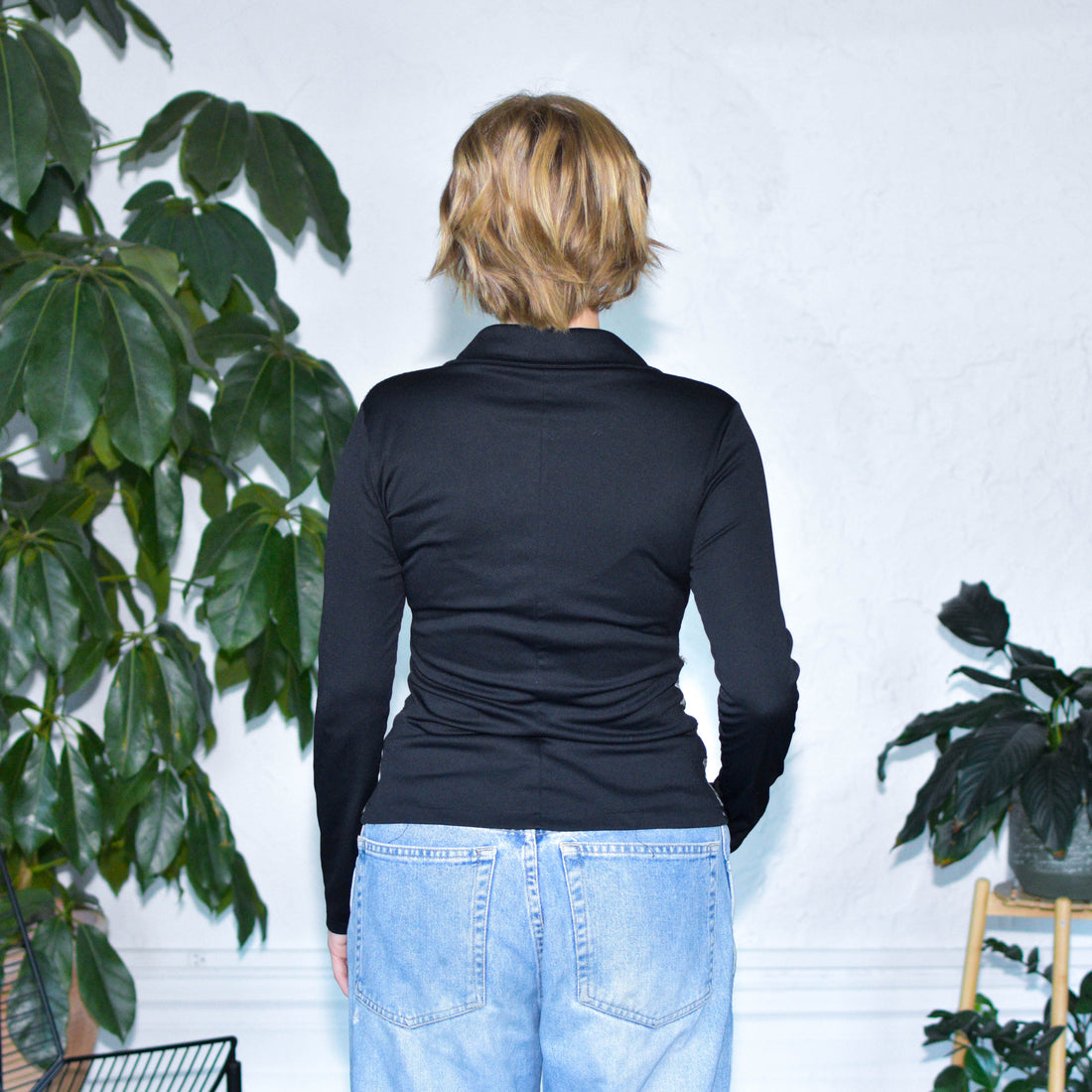Vintage 90s 3D Knit Blouse