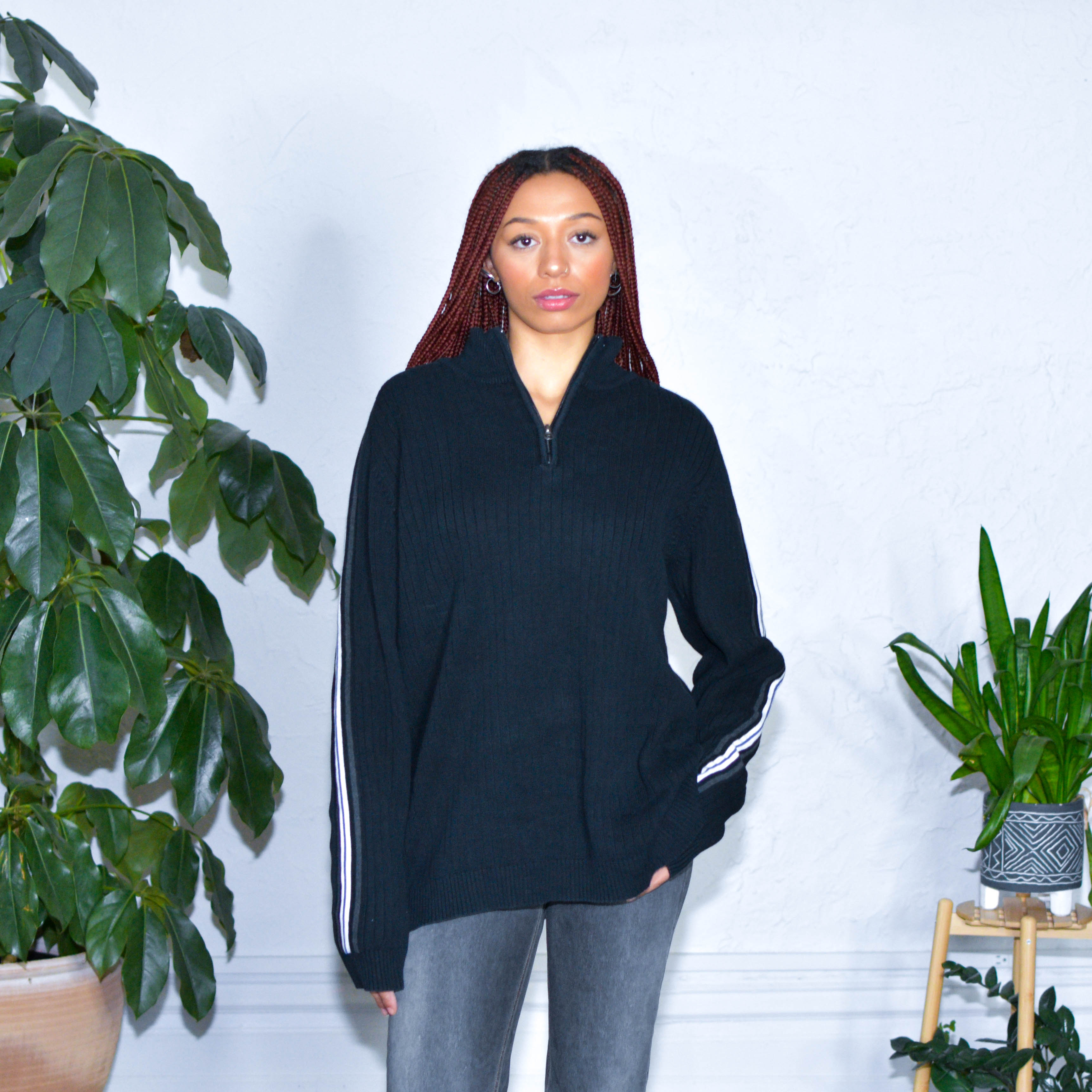 Y2K XG Knit Quarter-Zip Sweater