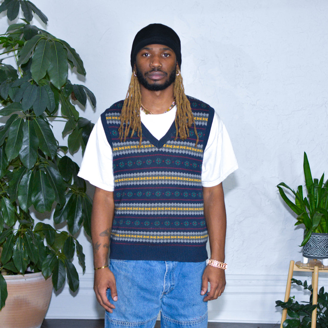 Y2K Gap Multicolored Knit Sweater Vest