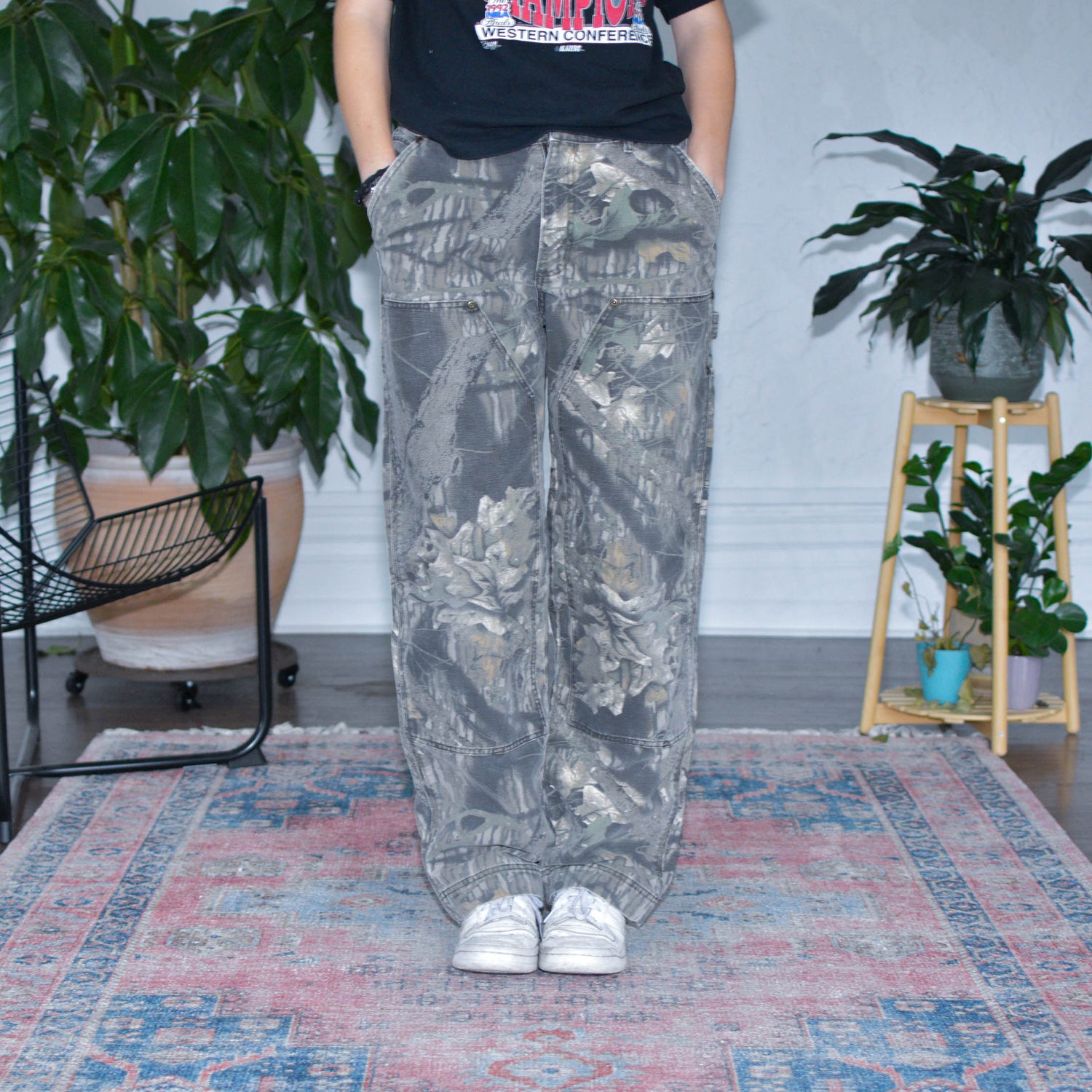 Vintage Columbia Double Knee Camo Jeans