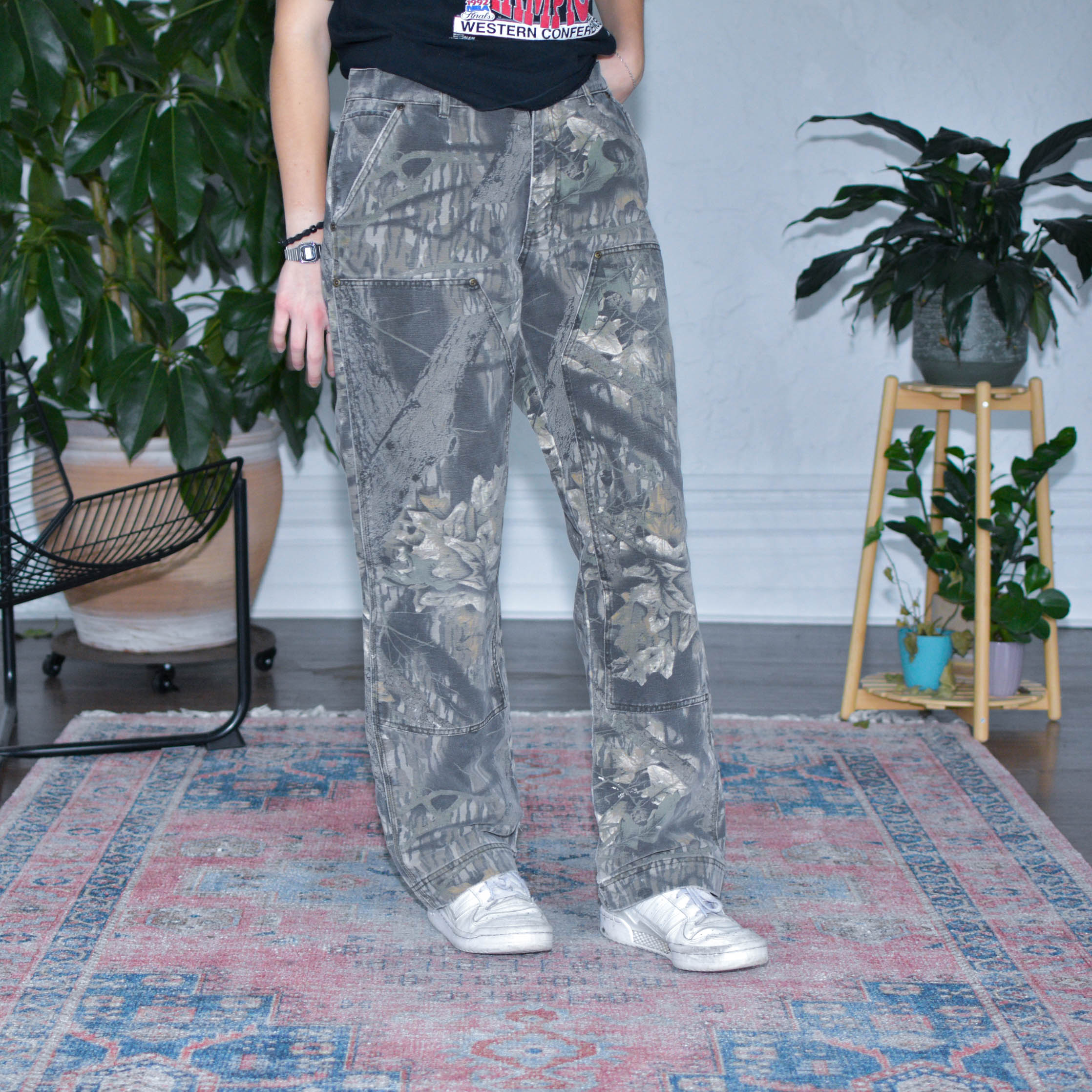 Vintage Columbia Double Knee Camo Jeans