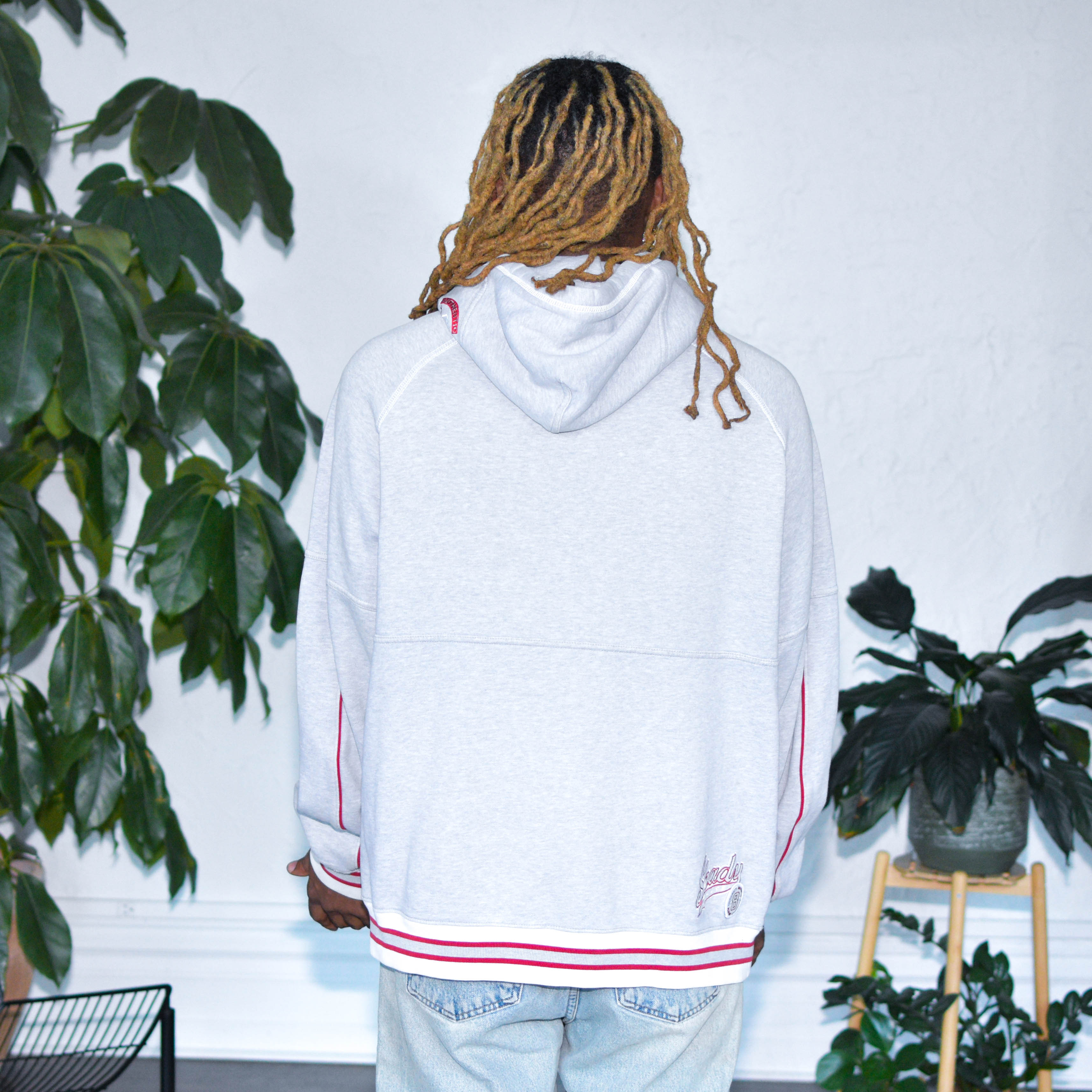 Vintage Y2K Shady Limited Embroidered Gray Hoodie
