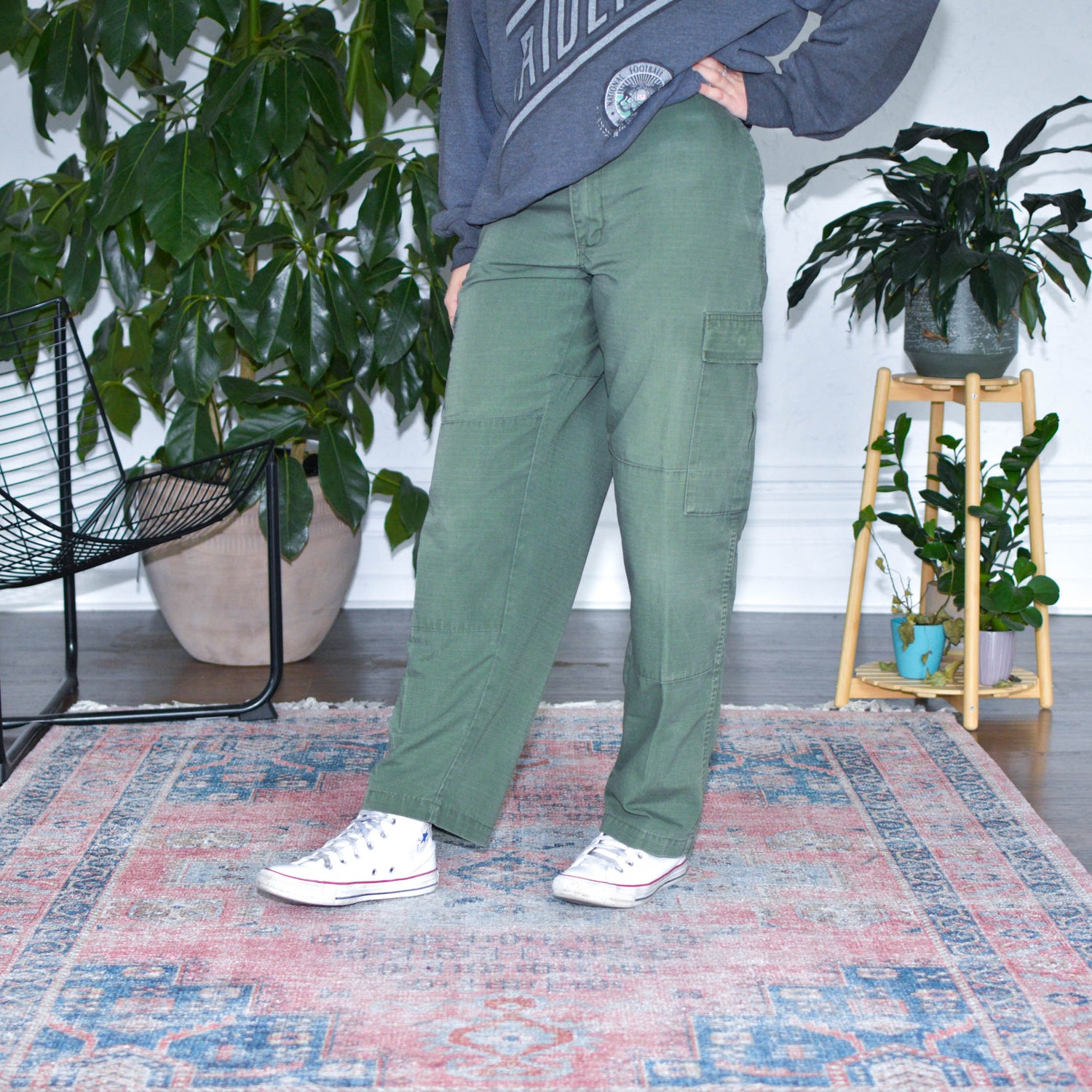 Vintage Camco Double Knee Green Cargo Pants