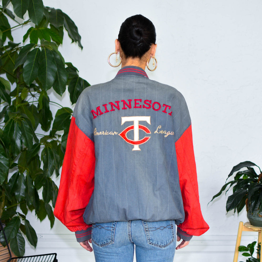 Vintage Minnesota Twins Varsity Style Reversible Jacket