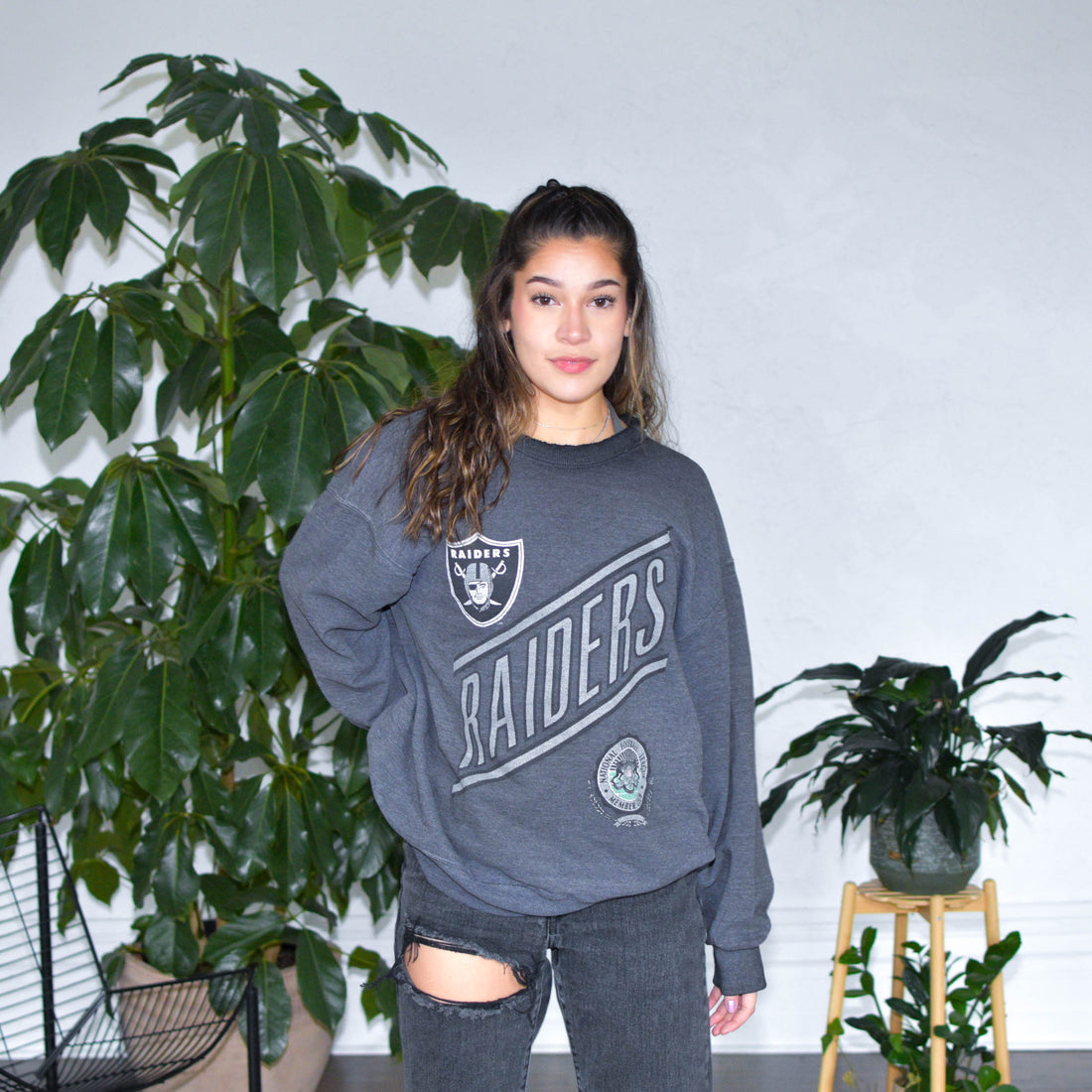 Vintage Nutmeg Raiders Crewneck