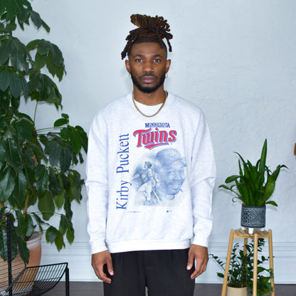 Vintage 1996 Minnesota Twins Kirby Puckett Sweatshirt