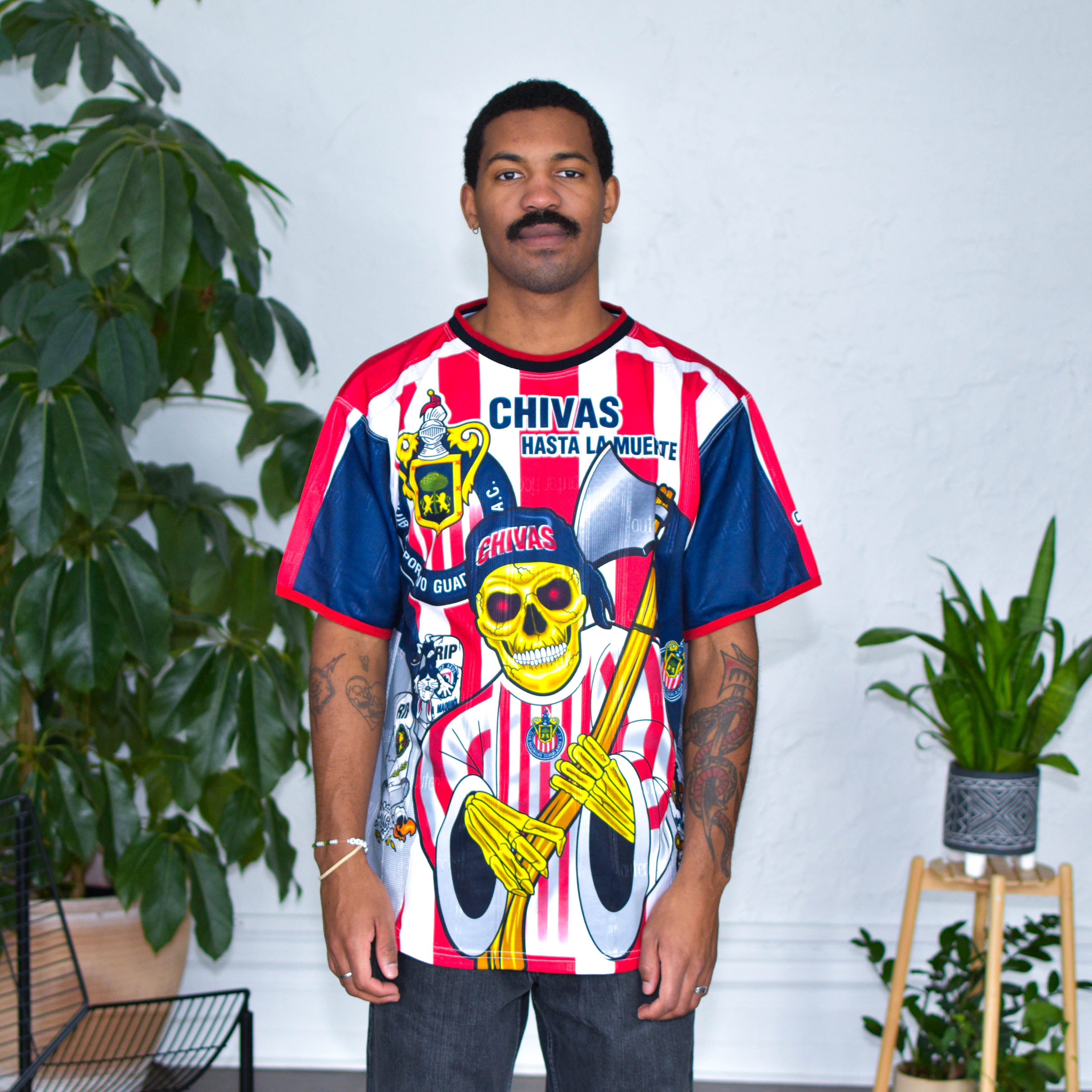 Vintage Chivas de Guadalajara "Hasta la Murte" AOP Jersey