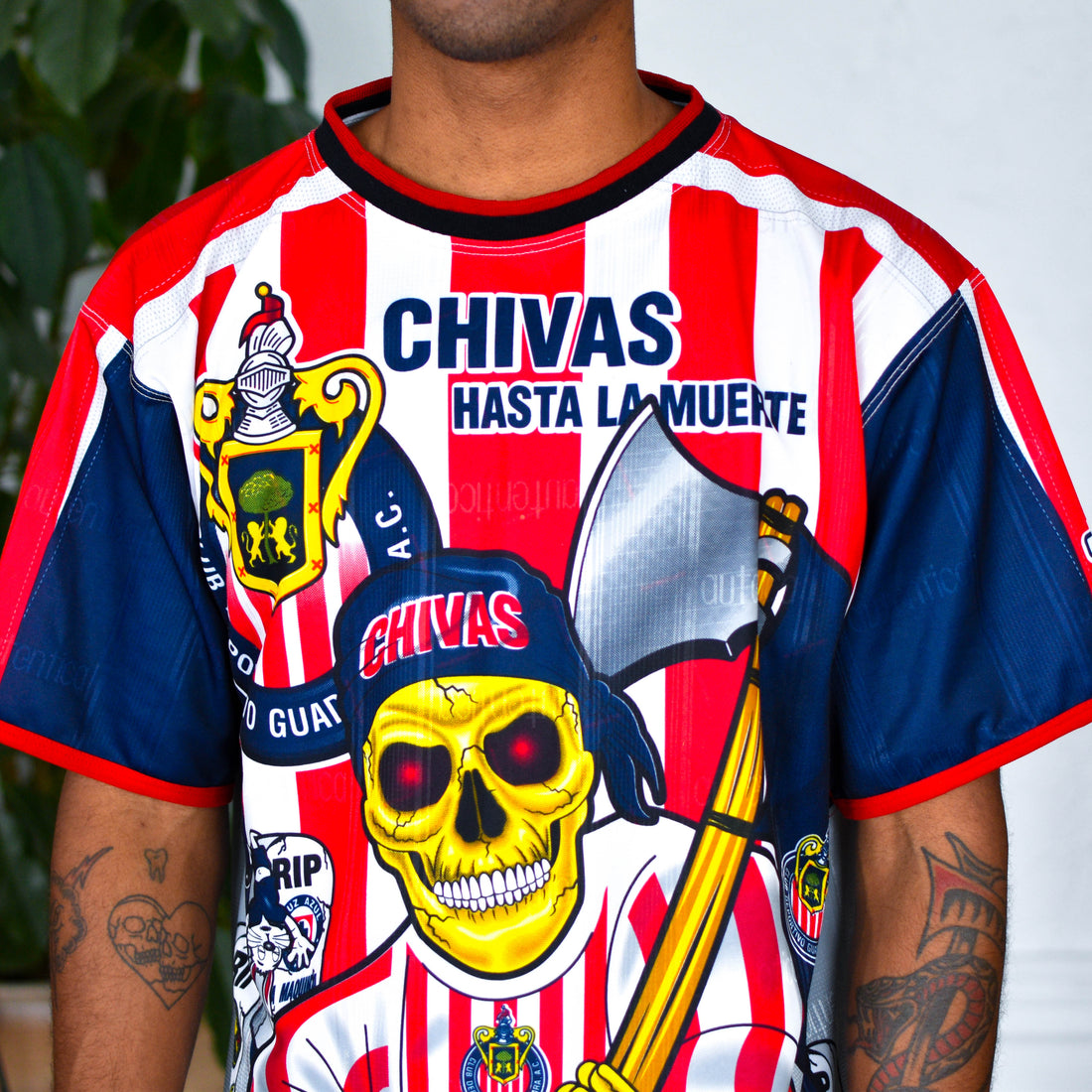 Vintage Chivas de Guadalajara "Hasta la Murte" AOP Jersey