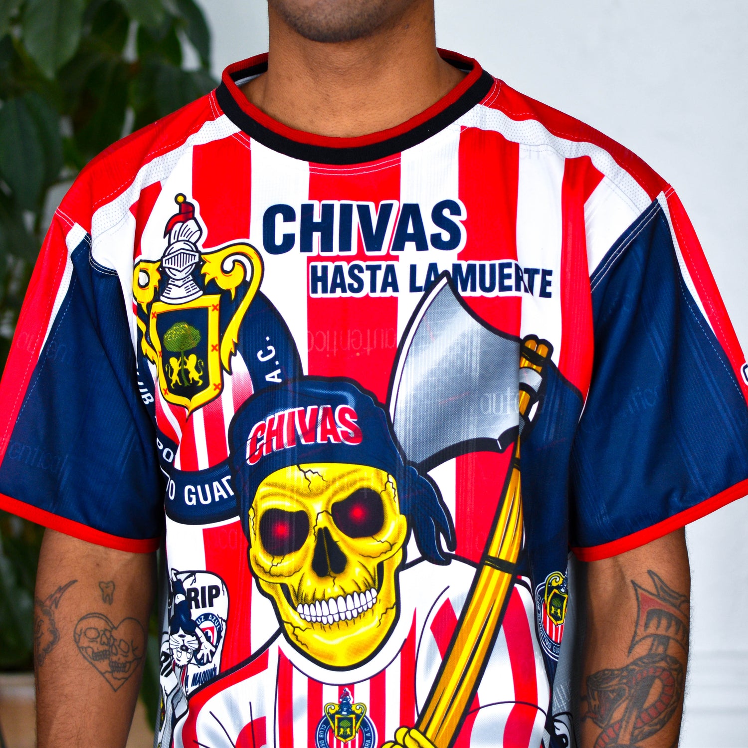Vintage Chivas de Guadalajara "Hasta la Murte" AOP Jersey