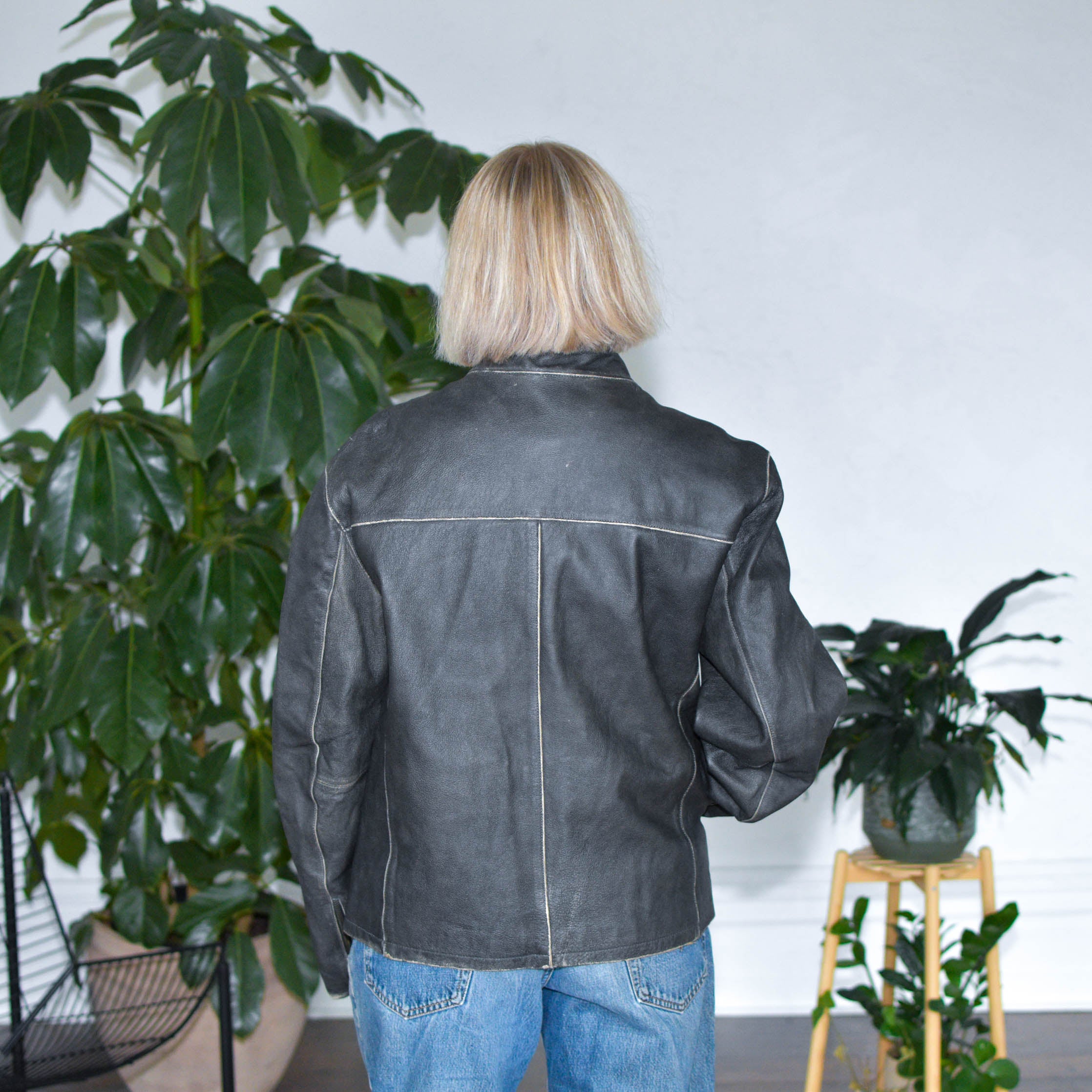 Vintage Guess Leather Jacket