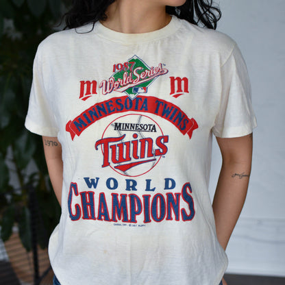 Vintage 1987 Minnesota Twins World Series T-Shirt
