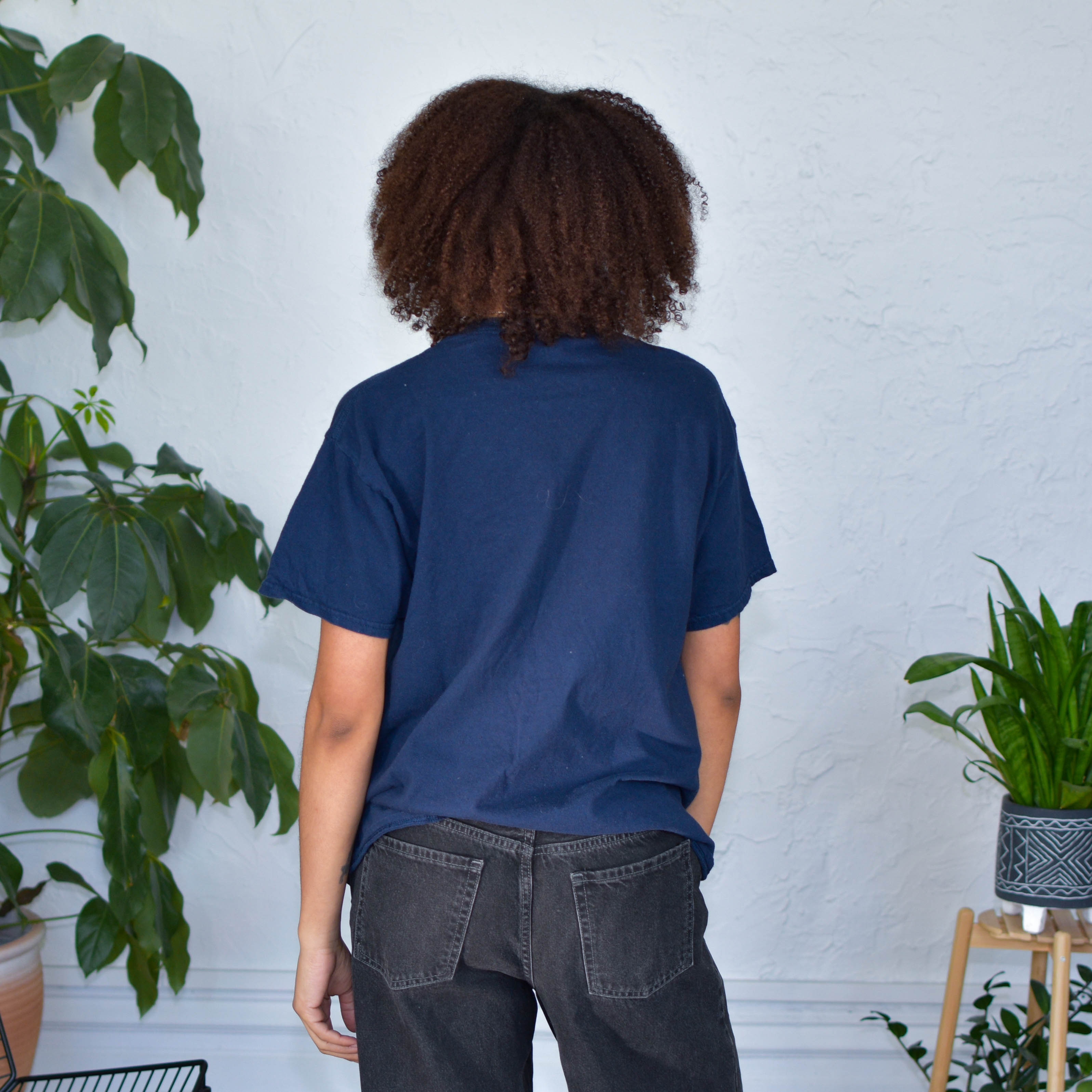 Navy T-Shirt - "Immigrants Keep the World Going" Solidarity Merch