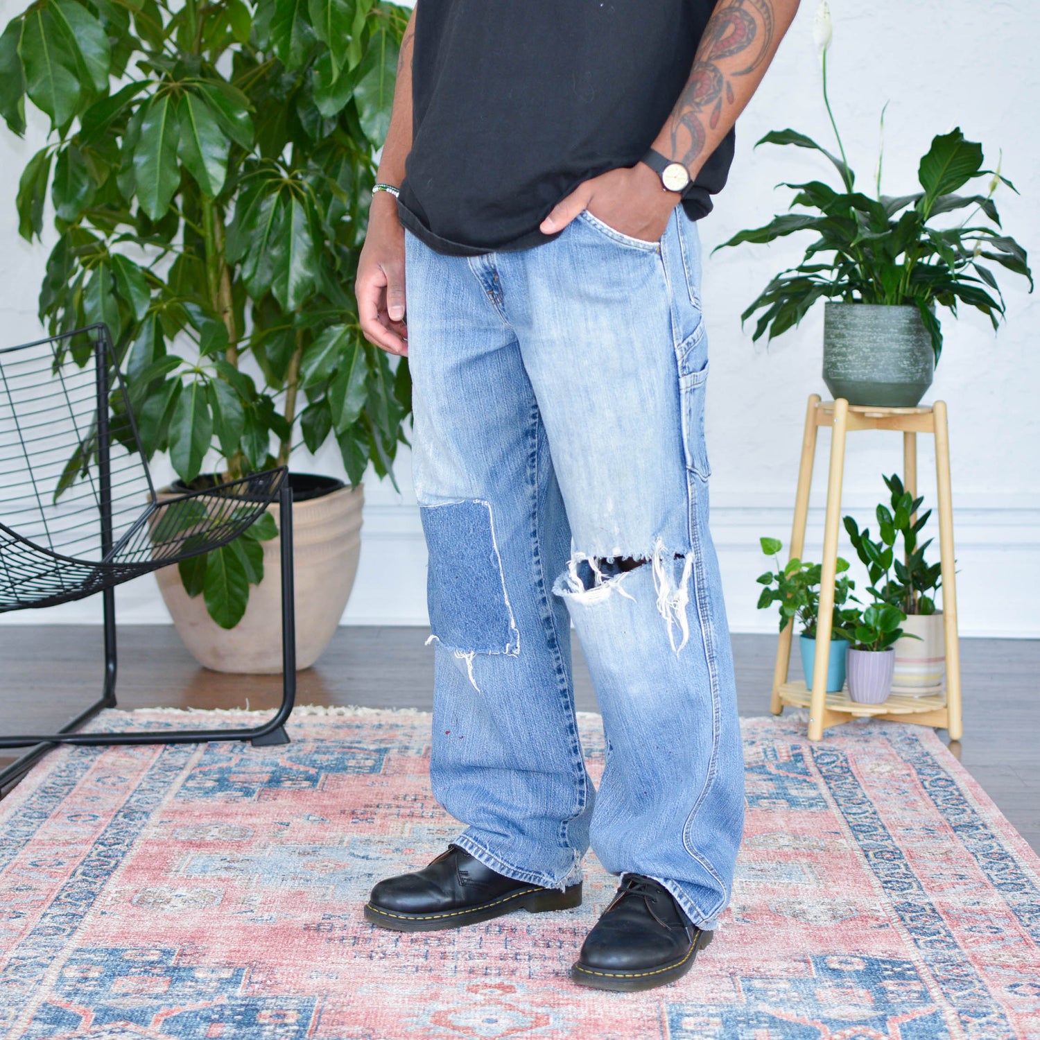 Silvertab Patchwork Levi’s Jeans