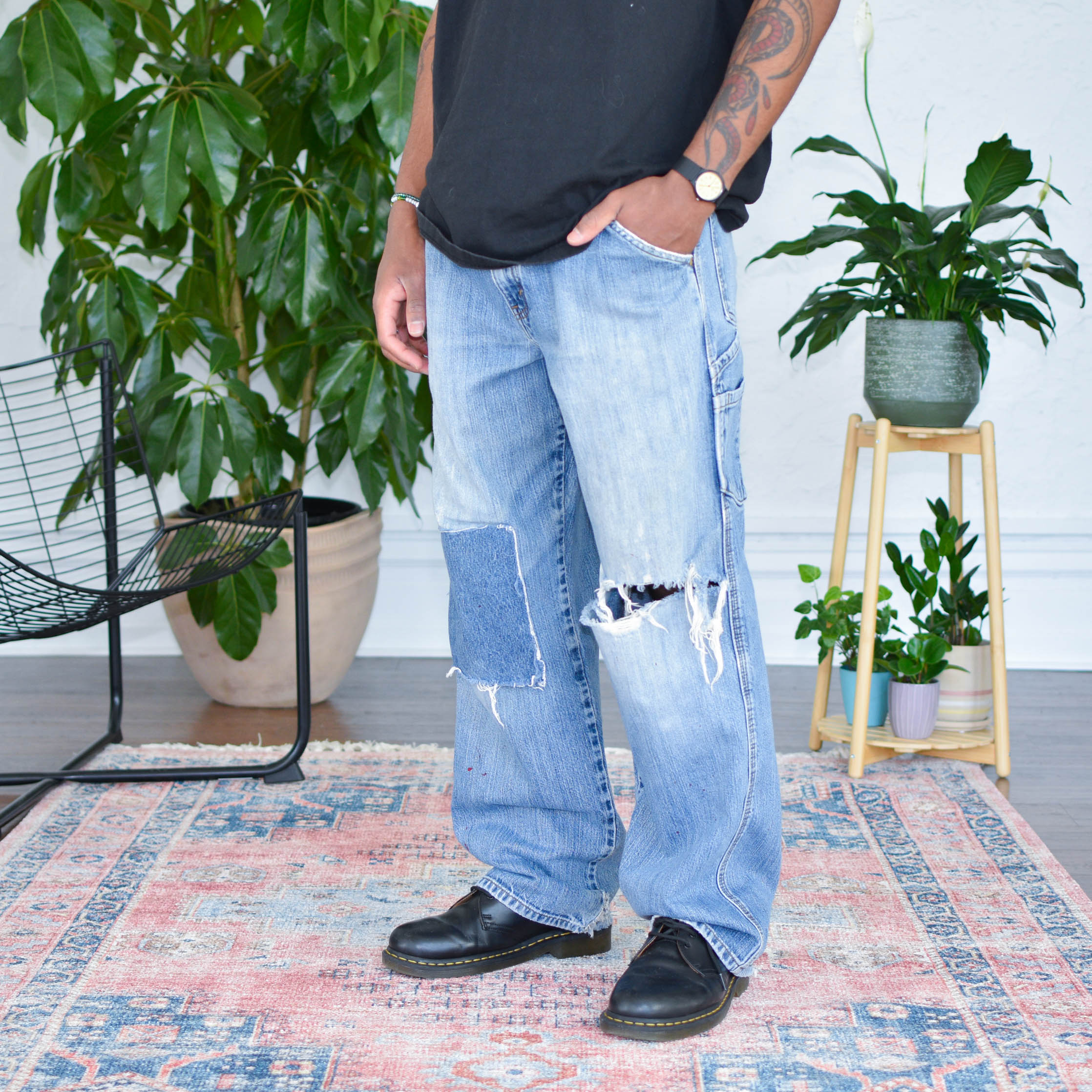 Silvertab Patchwork Levi’s Jeans