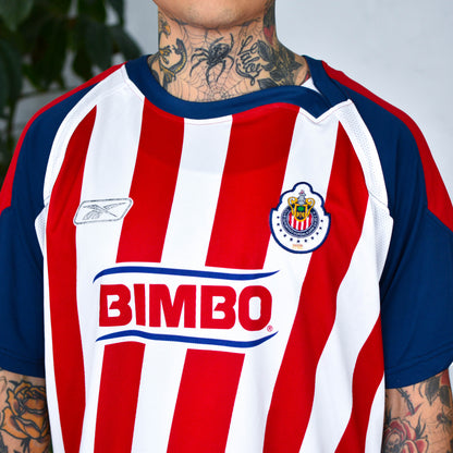 Vintage 2007-08 Chivas de Guadalajara Reebok Home Jersey