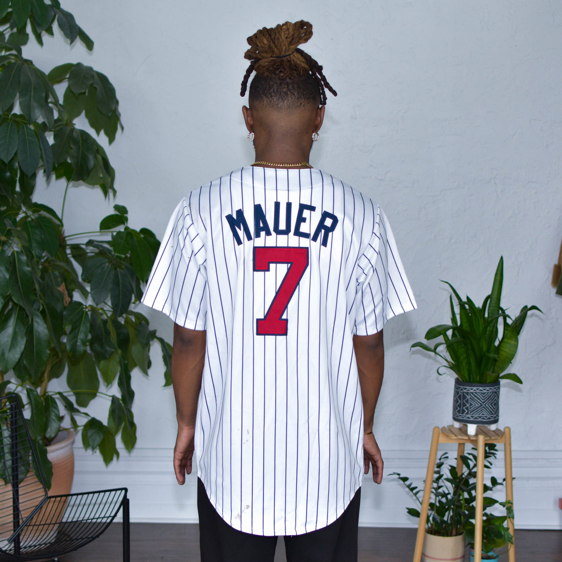 Vintage Minnesota Twins Joe Mauer Majestic Jersey