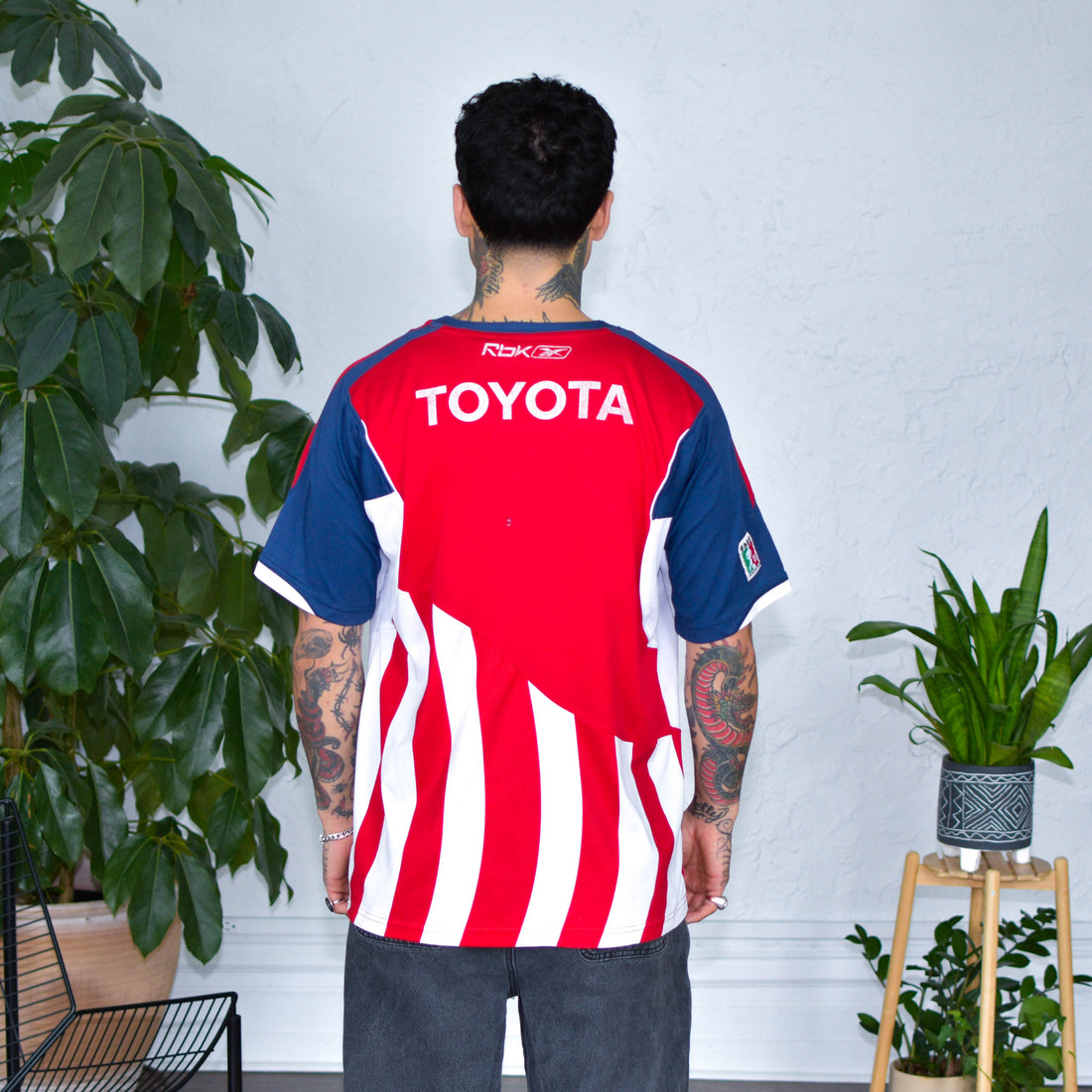 Vintage 2007-08 Chivas de Guadalajara Reebok Home Jersey