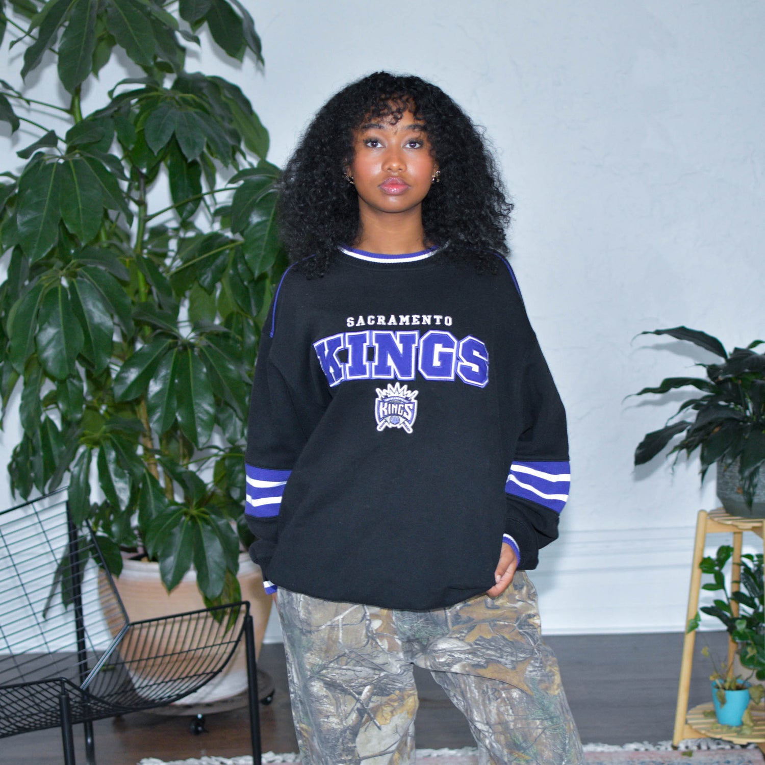 Vintage Sacramento Kings NBA Crewneck