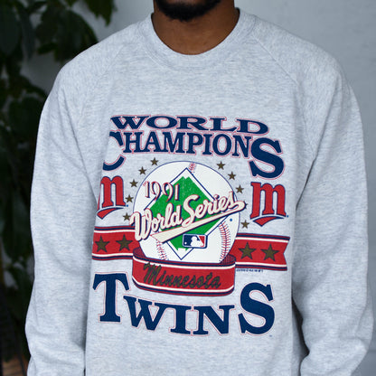Vintage 1991 Minnesota Twins World Champions Sweatshirt