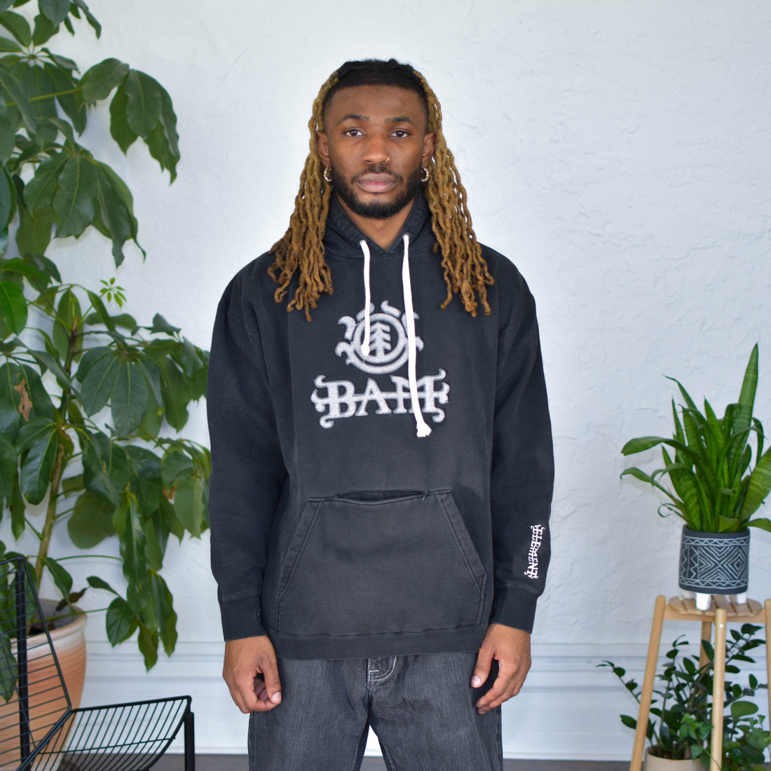 Vintage Y2K Element x Bam Margera Skate Hoodie