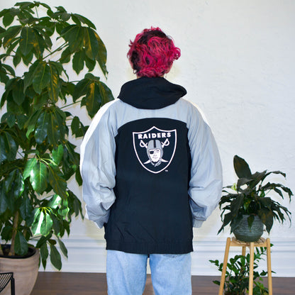 Vintage Los Angeles Raiders Apex One Windbreaker