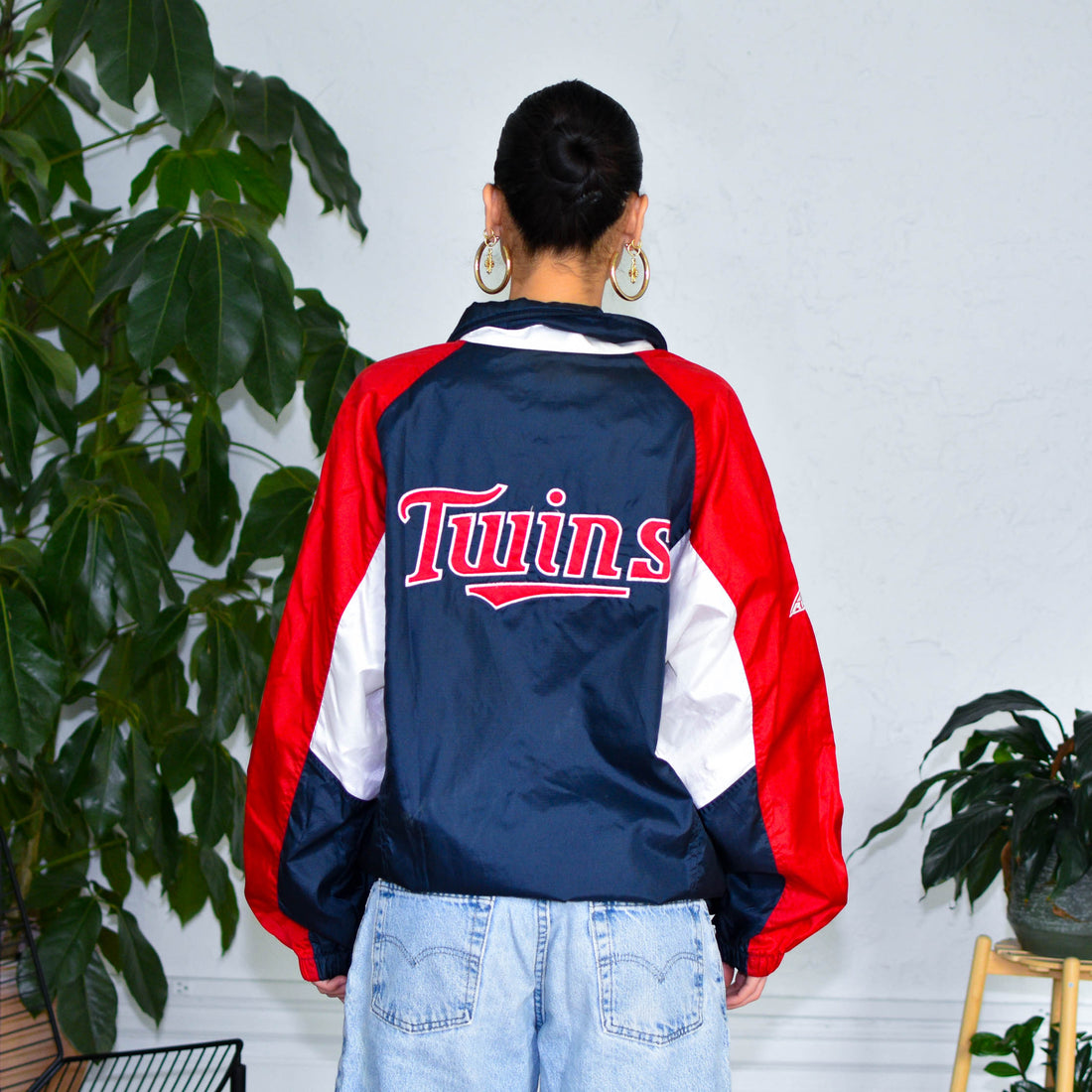 Vintage Minnesota Twins Zip Up Windbreaker