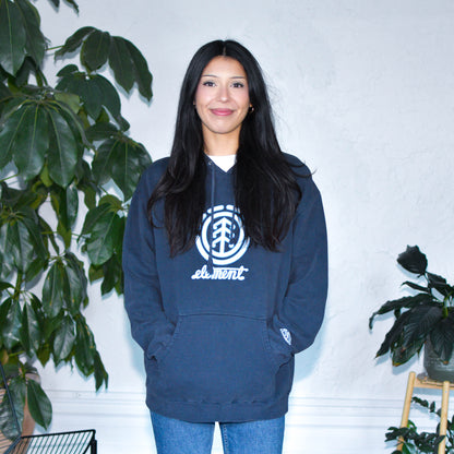 Y2K Navy Element Hoodie