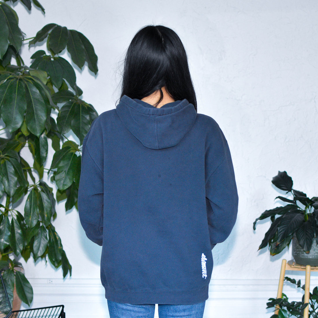 Y2K Navy Element Hoodie