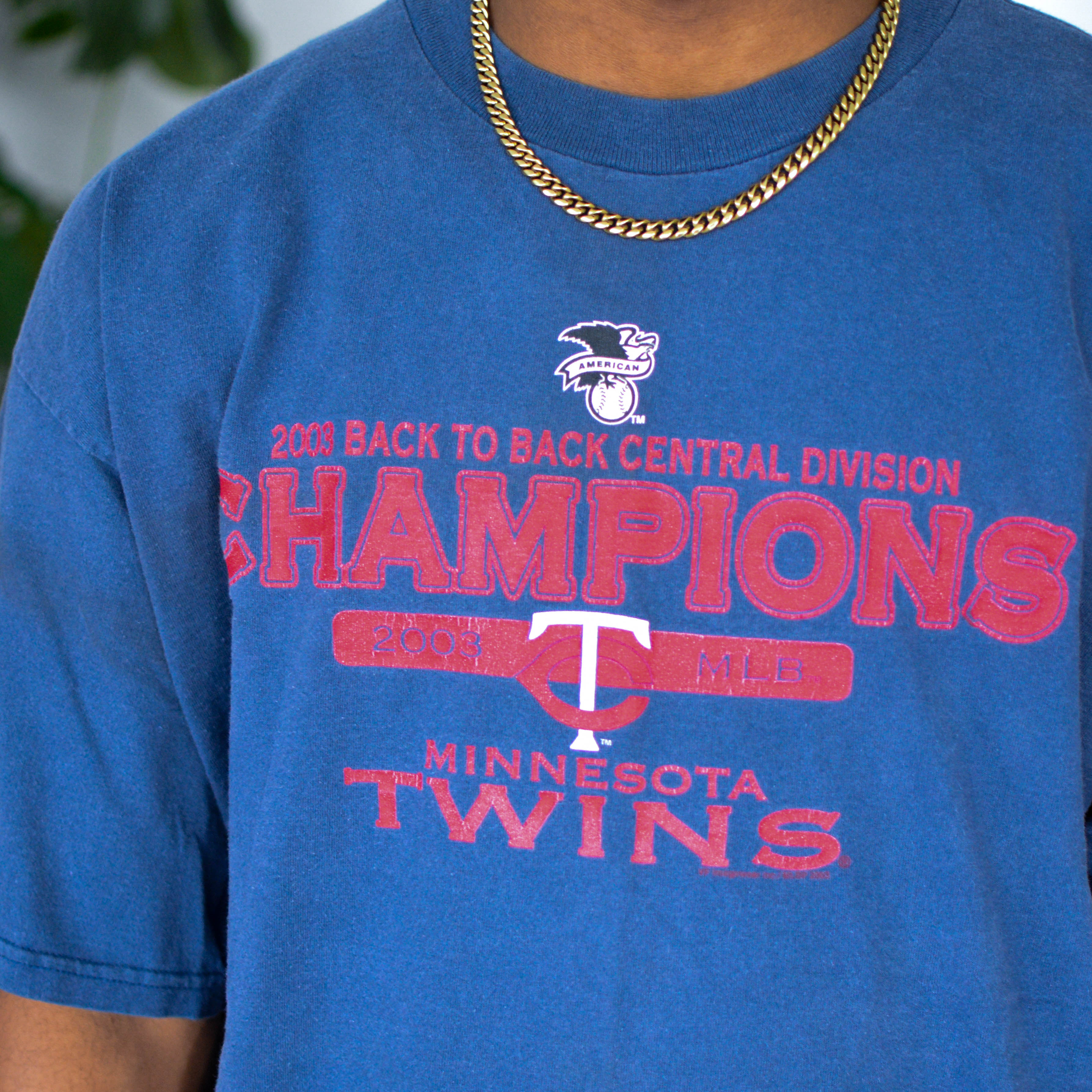 Vintage 2003 Minnesota Twins Division Champions T-Shirt