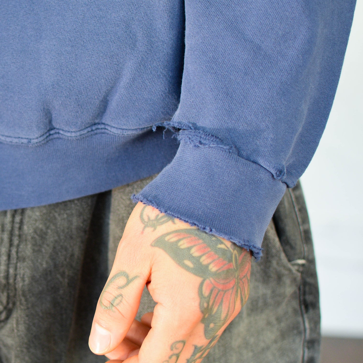 Vintage Y2K Nike Mini Swoosh Navy Crewneck