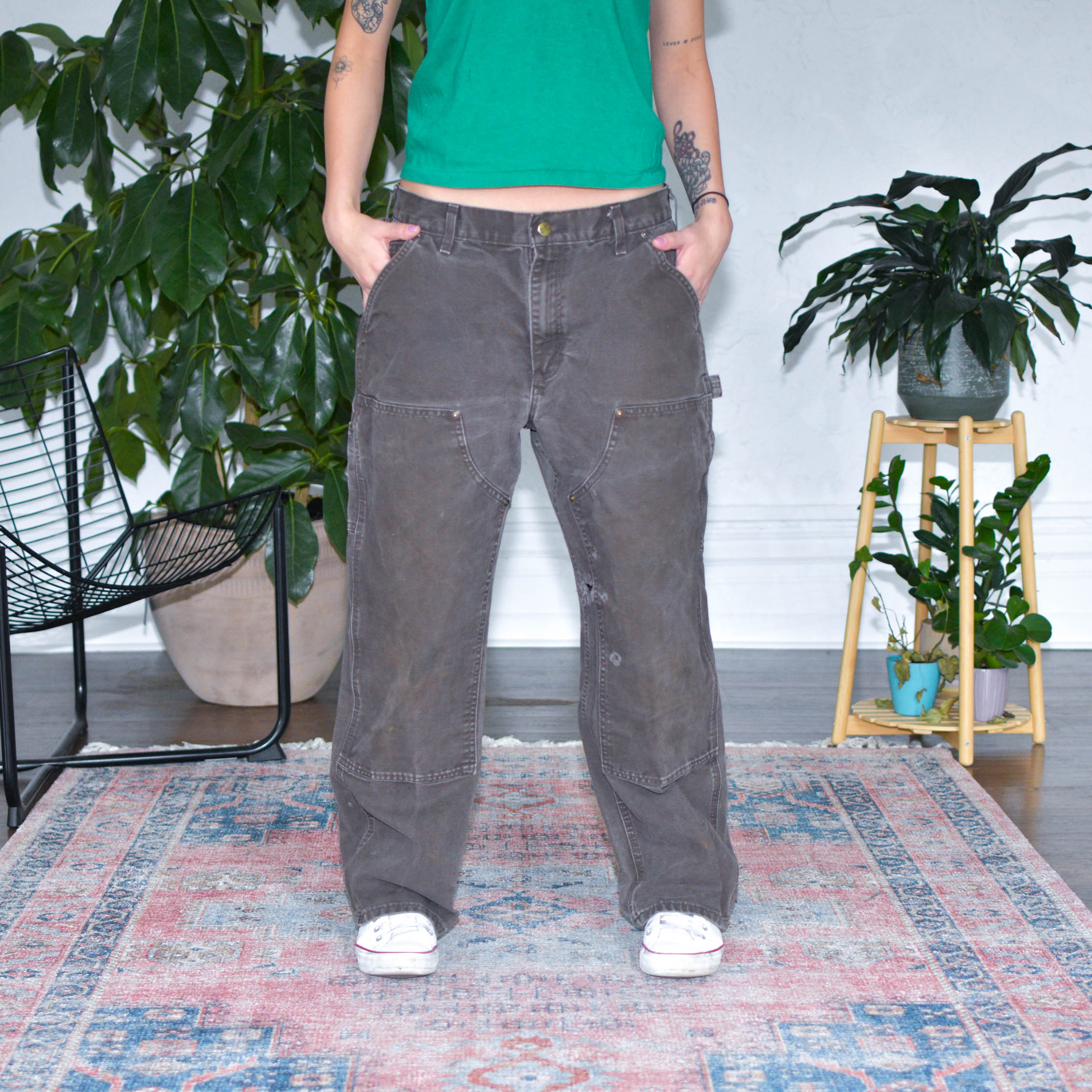 Vintage Carhartt Brown Double Knee Jeans