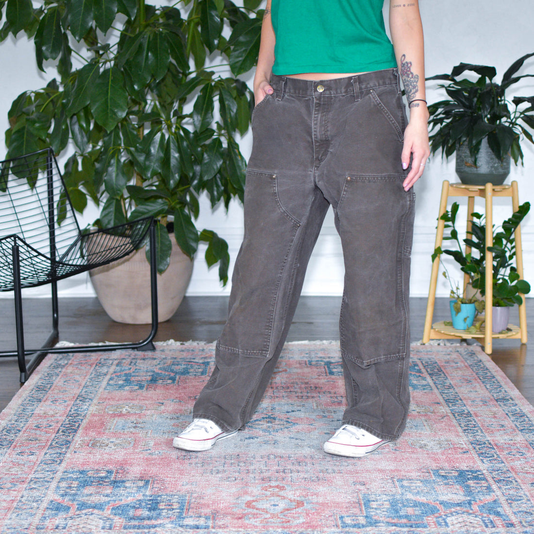 Vintage Carhartt Brown Double Knee Jeans