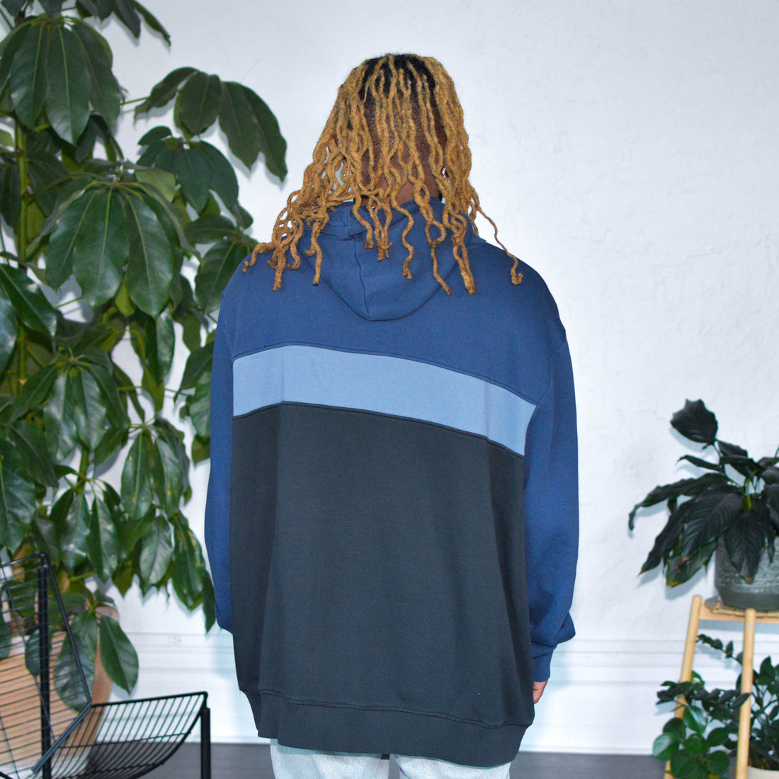 Vintage Navy Harley Davidson Hoodie