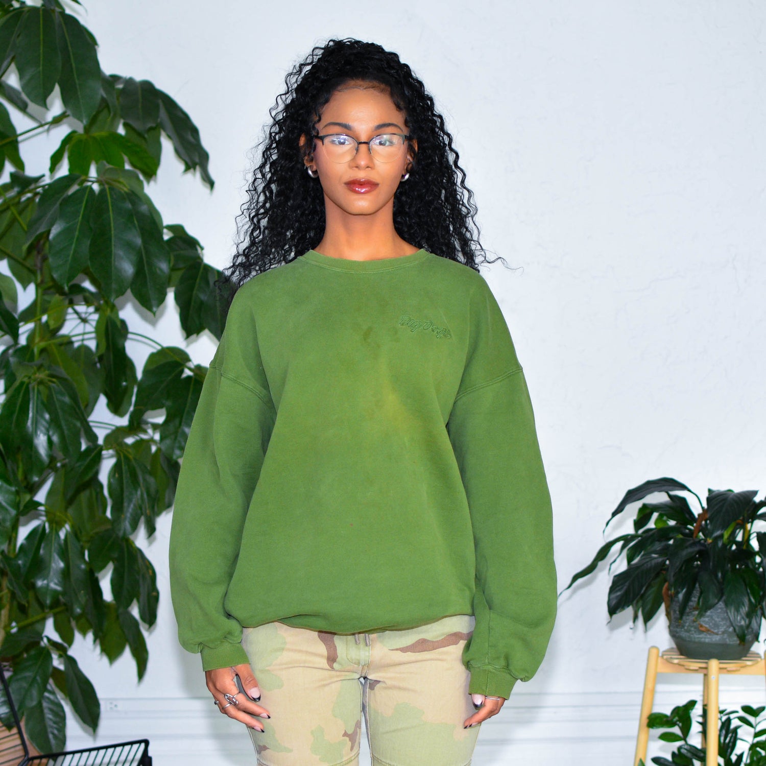 Vintage Big Dogs Green Crewneck
