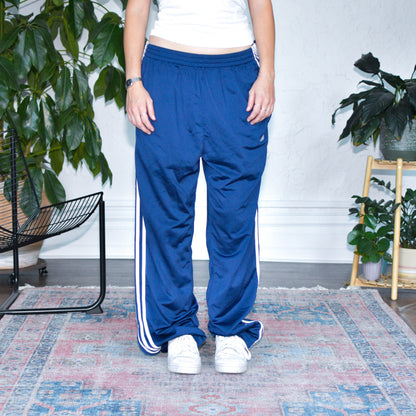 Vintage Y2K Adidas Navy Tear Away Track Pants