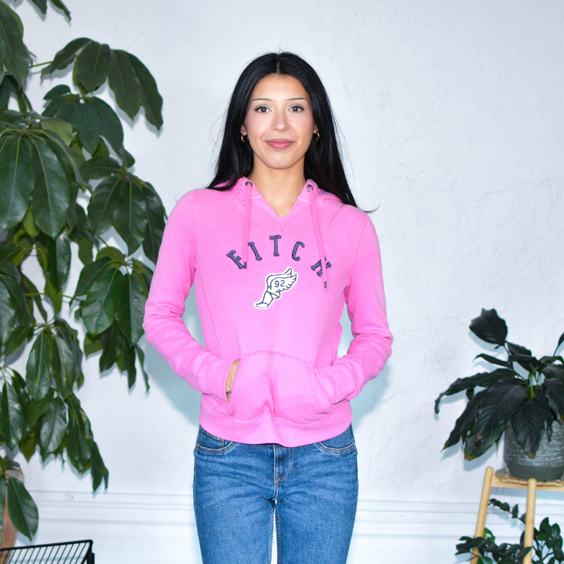Y2K Abercrombie &amp; Fitch Pink Femme Hoodie