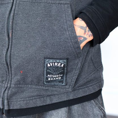 Vintage Y2K Avirex Zip-Up Hoodie