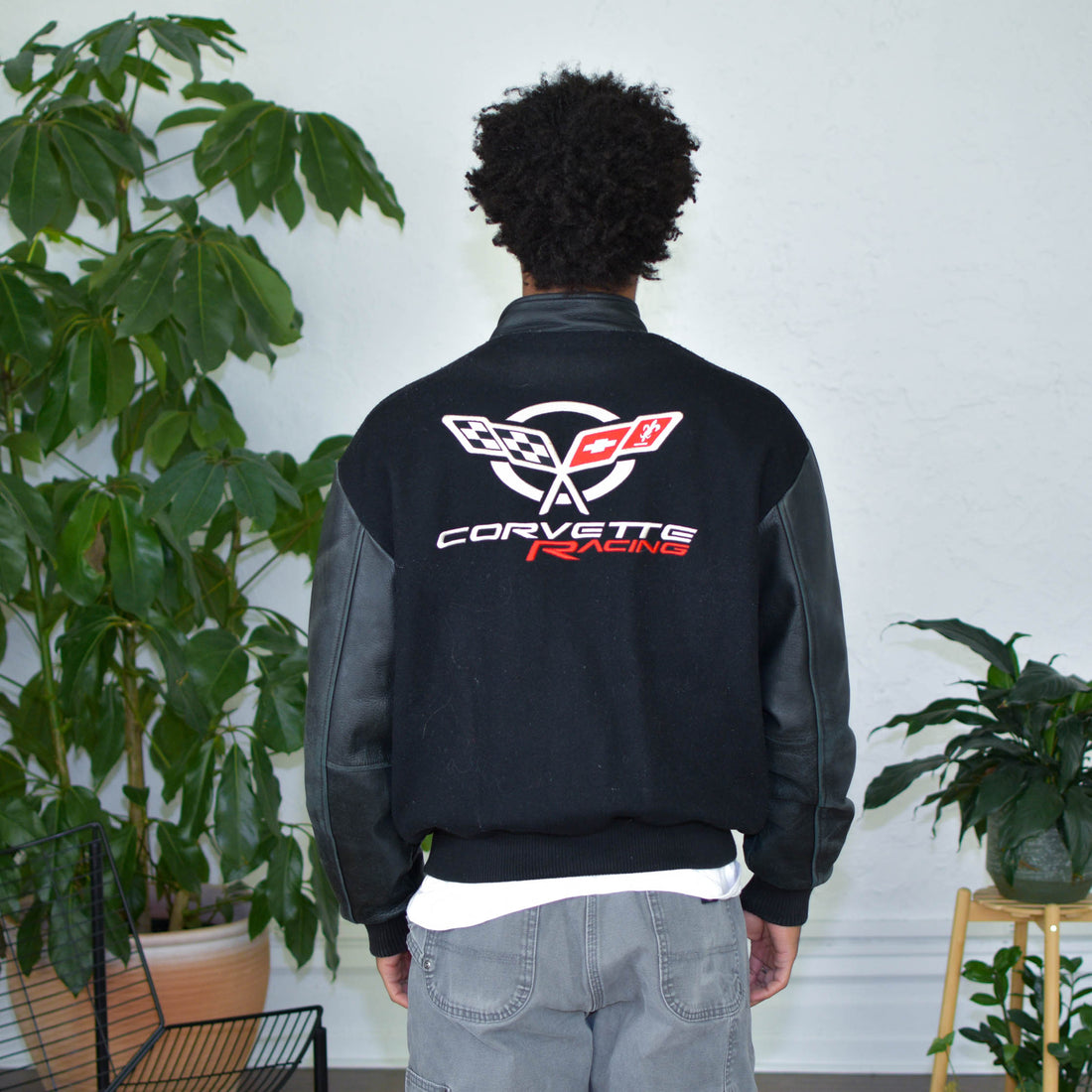 Vintage Corvette Varsity Racing Jacket