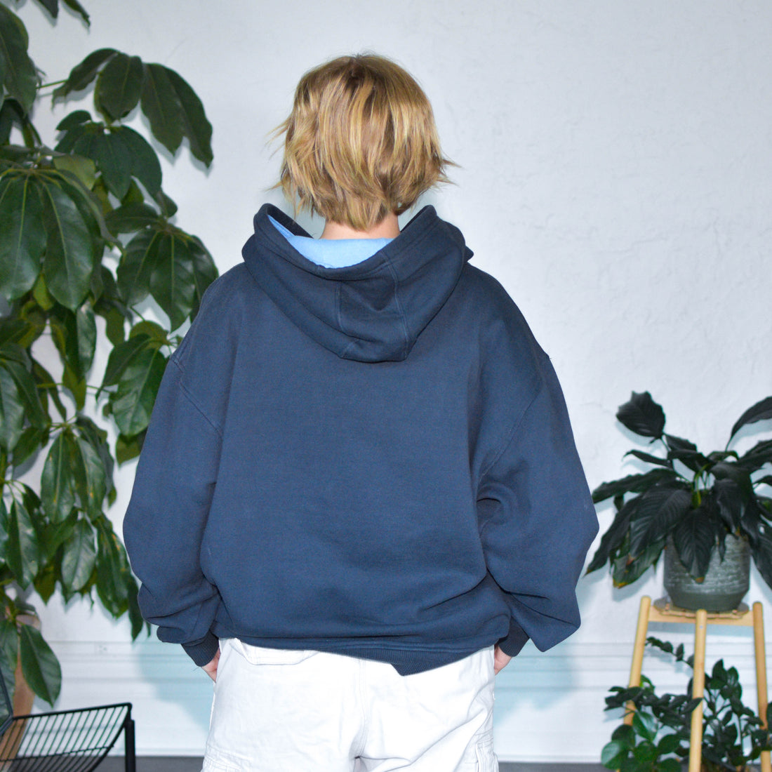 Vintage Y2K Navy Avirex Hoodie