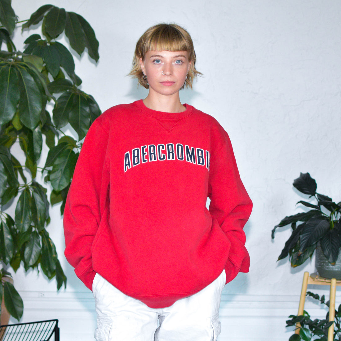 Y2K Long Sleeve Abercrombie &amp; Fitch Crewneck Sweatshirt