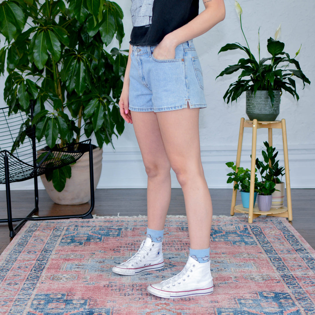 Vintage Levi’s Light Wash Shorts