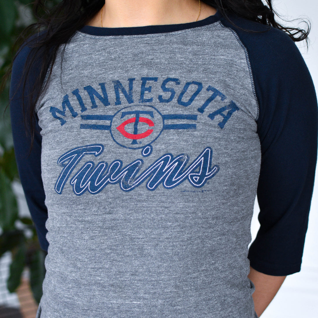 Vintage Minnesota Twins Femme Baseball Tee