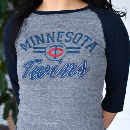 Vintage Minnesota Twins Femme Baseball Tee