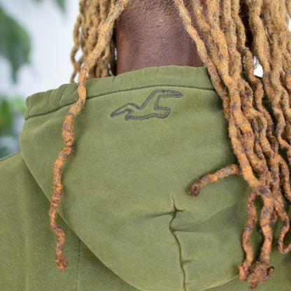 Vintage Y2K Hollister Olive Hoodie