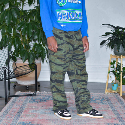 Vintage Ranger Green Camo Cargo Pants