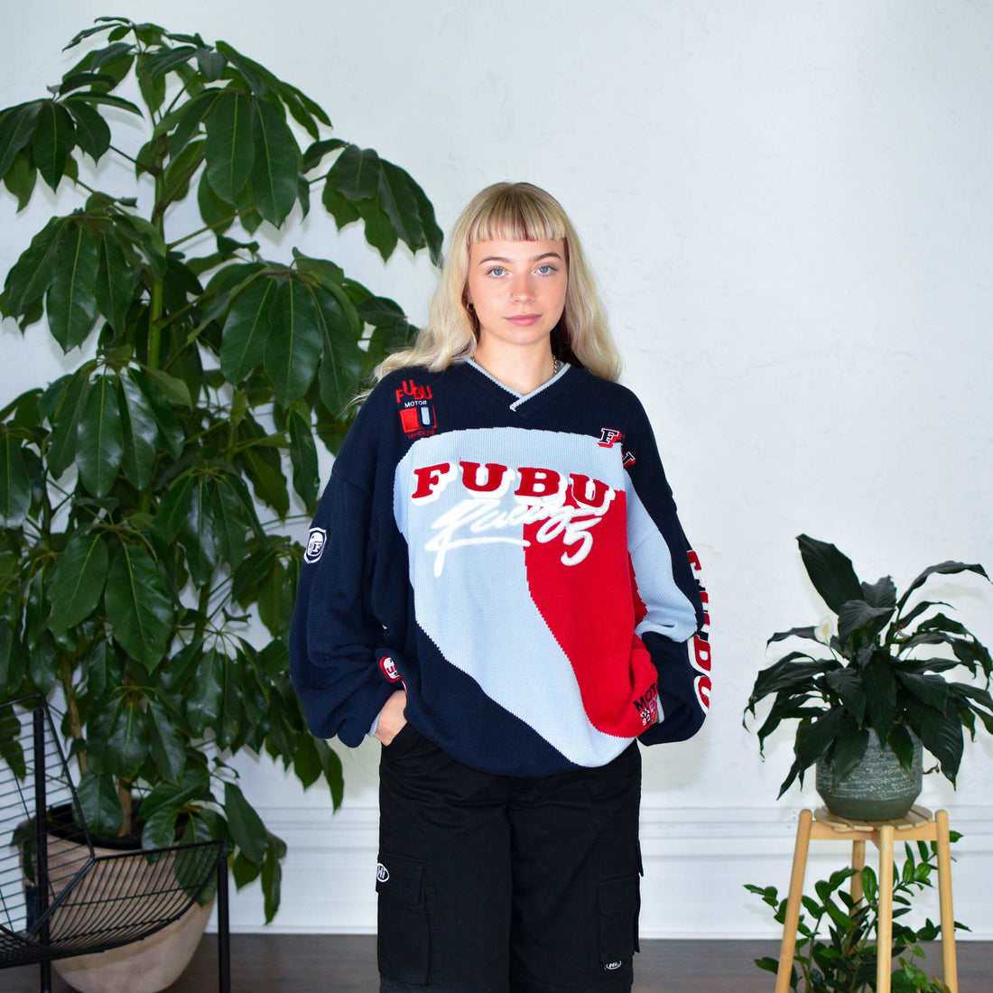 Y2k FUBU Knit Sweater