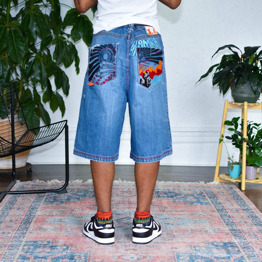 Y2k Akademiks Pocket Design Baggy Jorts