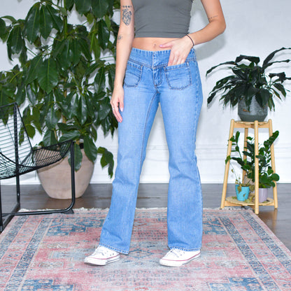 Y2k Gap Low-Rise Flare Jeans